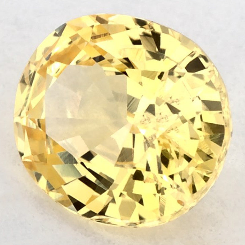 1.07 Carat Oval Natural Yellow Sapphire
