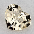 0.79 Carat Heart Natural Yellow Sapphire