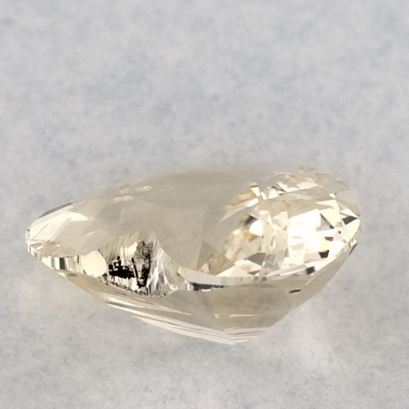 0.79 Carat Heart Natural Yellow Sapphire
