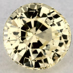 0.88 Carat Round Natural Yellow Sapphire