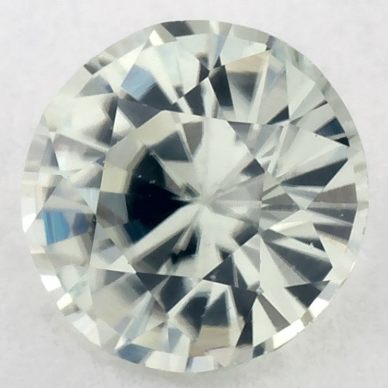 1.01 Carat Round Natural Yellow Sapphire