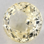 1.49 Carat Round Natural Yellow Sapphire