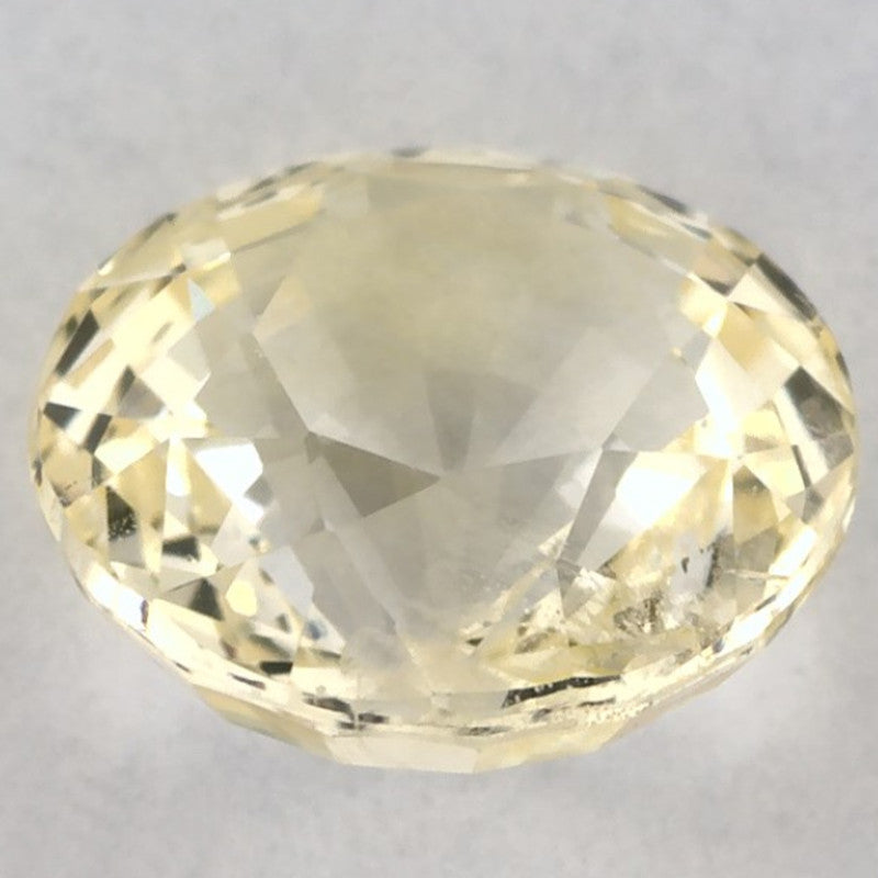 1.49 Carat Round Natural Yellow Sapphire