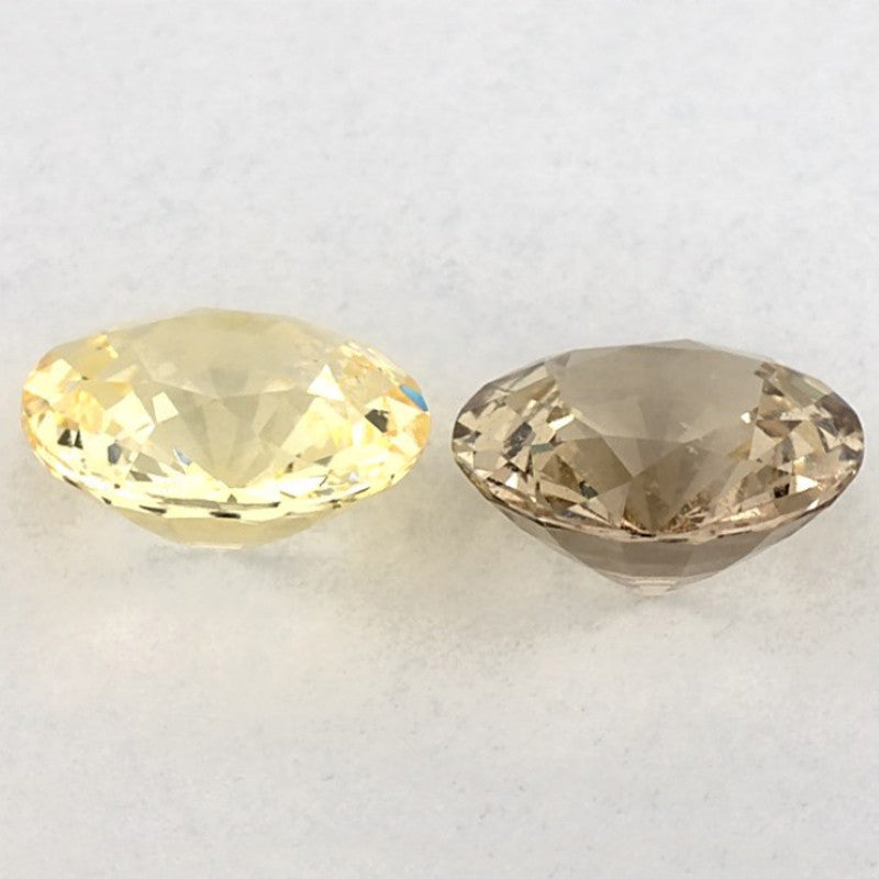 1.78 Carat Round Natural Yellow Sapphire