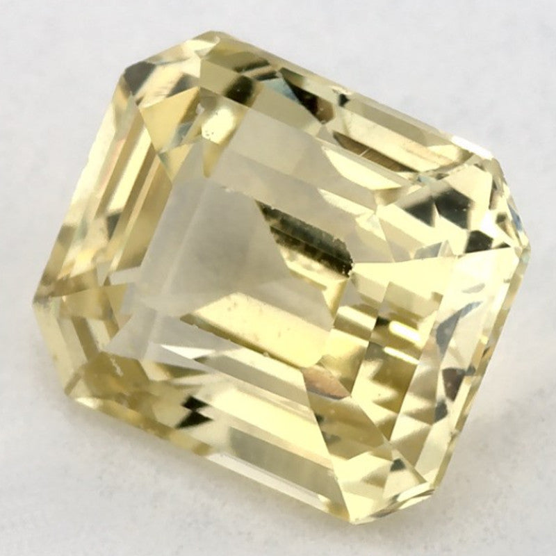 1.69 Carat Emerald Natural Yellow Sapphire