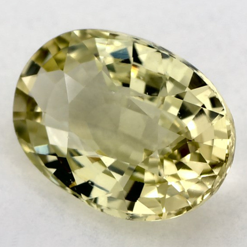 1.82 Carat Oval Natural Yellow Sapphire