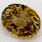 2.46 Carat Oval Natural Yellow Sapphire