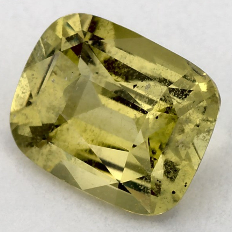 1.50 Carat Cushion Natural Green Sapphire