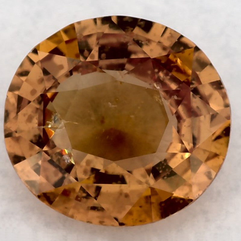 1.67 Carat Round Natural Yellow Sapphire