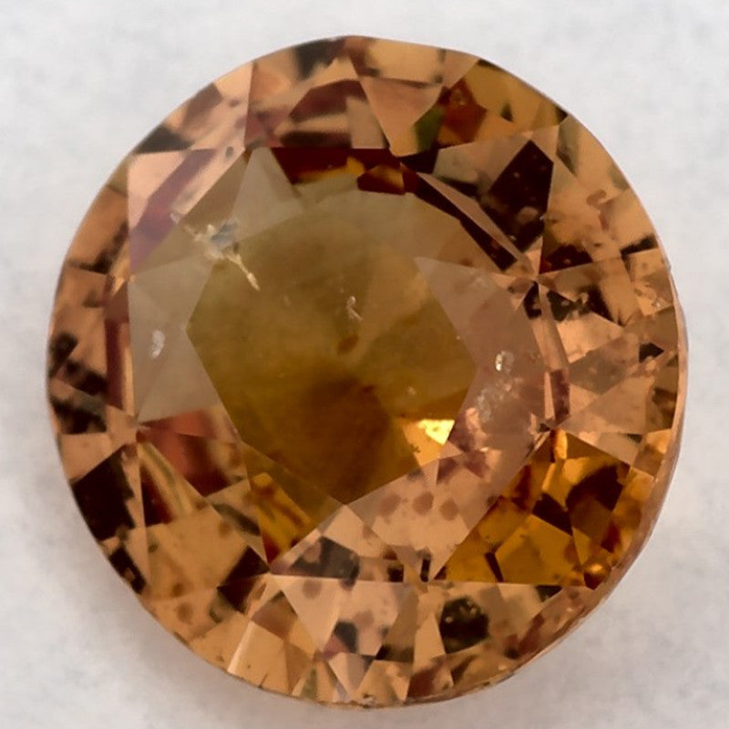 1.67 Carat Round Natural Yellow Sapphire