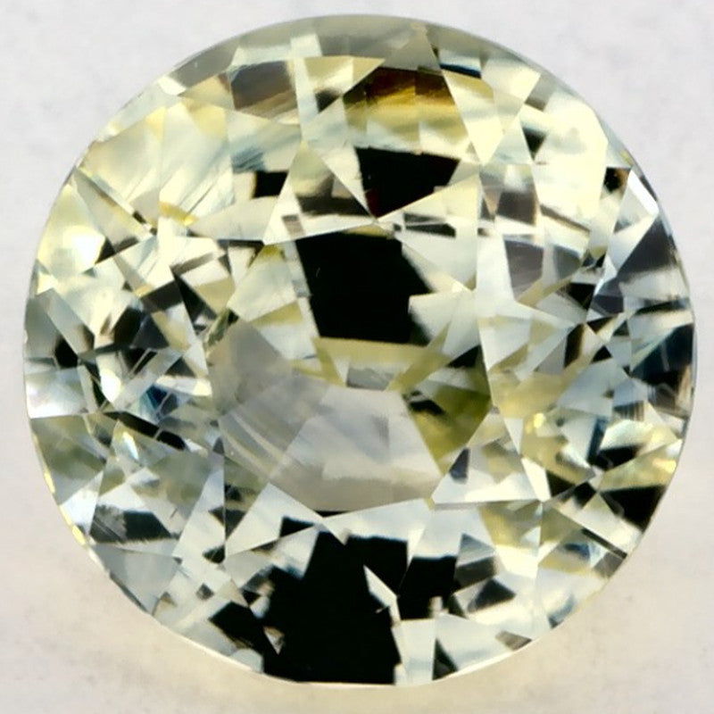 2.69 Carat Round Natural Yellow Sapphire