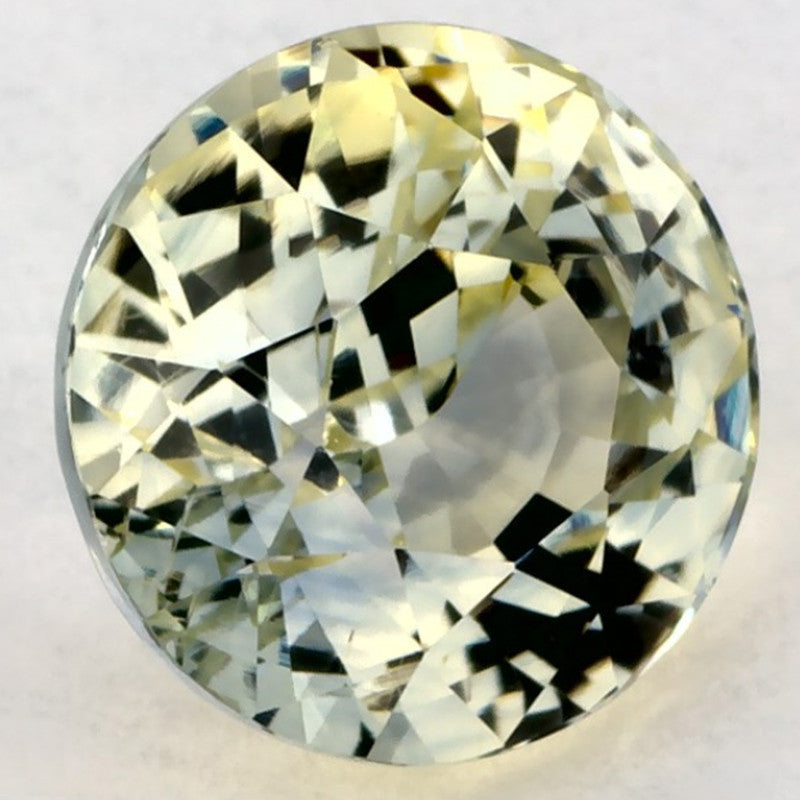 2.69 Carat Round Natural Yellow Sapphire