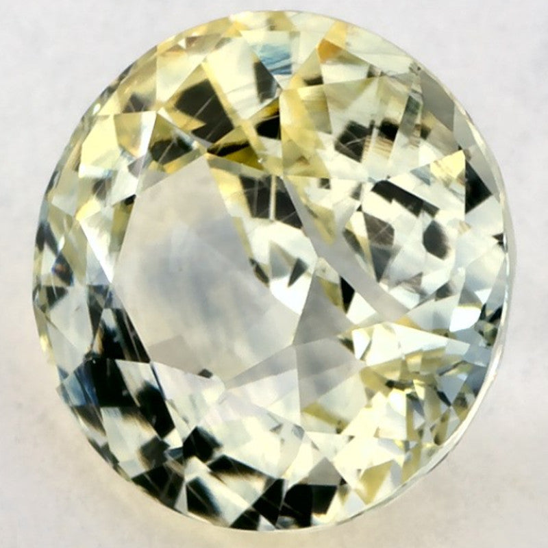 2.69 Carat Round Natural Yellow Sapphire