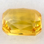1.04 Carat Radiant Natural Yellow Sapphire