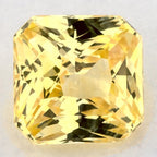 1.10 Carat Radiant Natural Yellow Sapphire