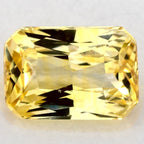 1.10 Carat Radiant Natural Yellow Sapphire