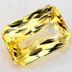 1.10 Carat Radiant Natural Yellow Sapphire