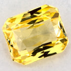 1.01 Carat Radiant Natural Yellow Sapphire