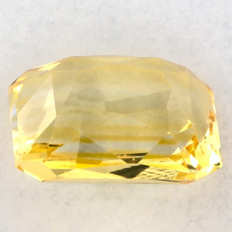 1.01 Carat Radiant Natural Yellow Sapphire