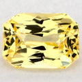 1.01 Carat Radiant Natural Yellow Sapphire