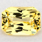1.01 Carat Radiant Natural Yellow Sapphire