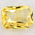 1.03 Carat Radiant Natural Yellow Sapphire