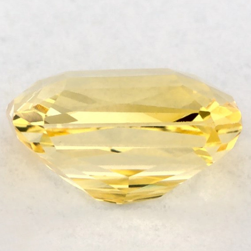 1.03 Carat Radiant Natural Yellow Sapphire