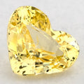 1.25 Carat Heart Natural Yellow Sapphire