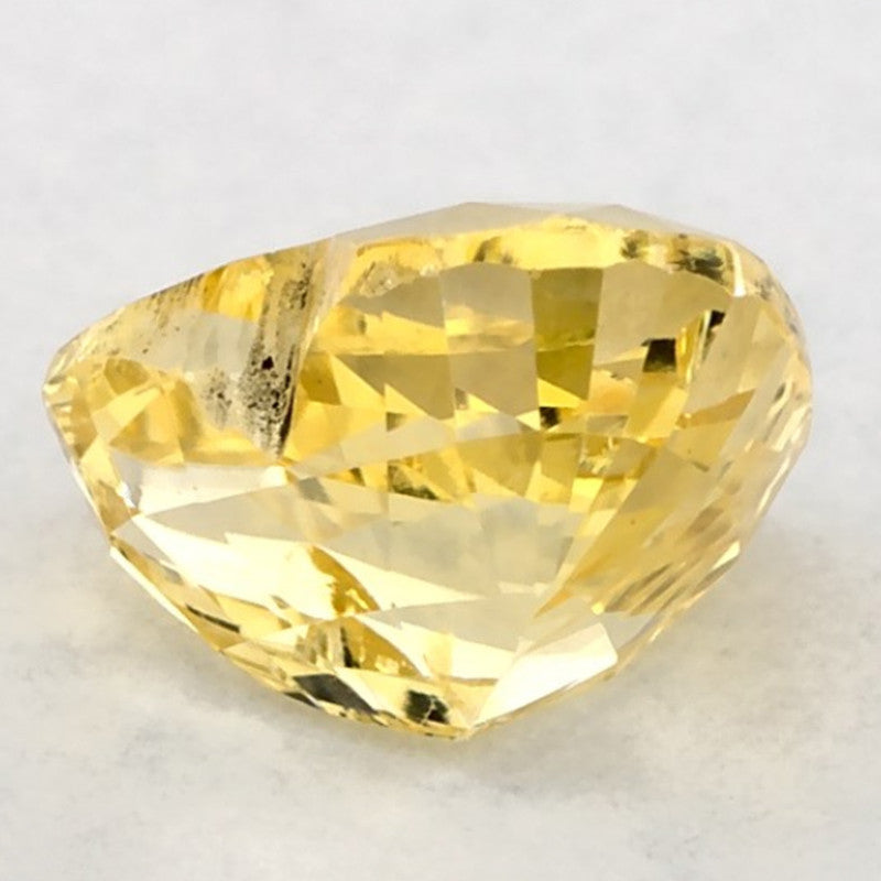 1.25 Carat Heart Natural Yellow Sapphire