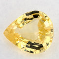 1.04 Carat Pear Natural Yellow Sapphire