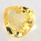 1.04 Carat Pear Natural Yellow Sapphire