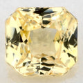 1.06 Carat Radiant Natural Yellow Sapphire