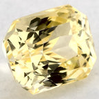 1.06 Carat Radiant Natural Yellow Sapphire