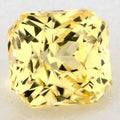 1.07 Carat Radiant Natural Yellow Sapphire