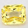 1.11 Carat Radiant Natural Yellow Sapphire
