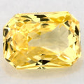 1.21 Carat Radiant Natural Yellow Sapphire