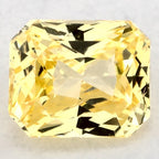 1.01 Carat Radiant Natural Yellow Sapphire