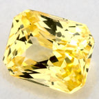 1.33 Carat Radiant Natural Yellow Sapphire