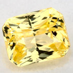 1.33 Carat Radiant Natural Yellow Sapphire