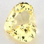 1.06 Carat Heart Natural Yellow Sapphire