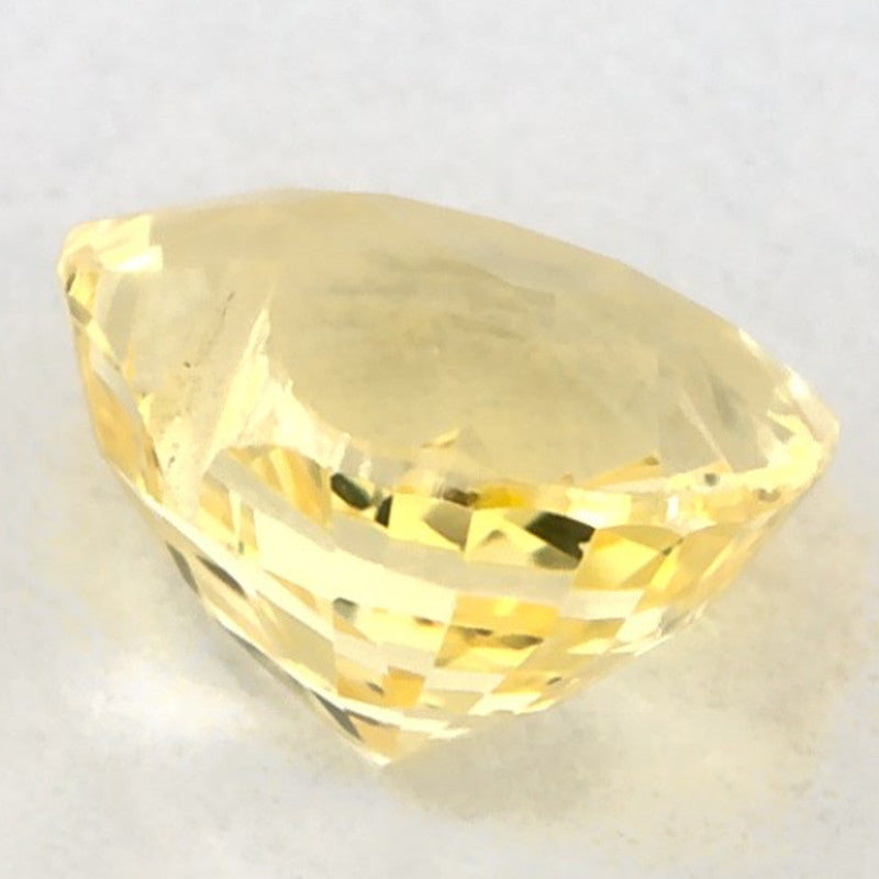 1.06 Carat Heart Natural Yellow Sapphire