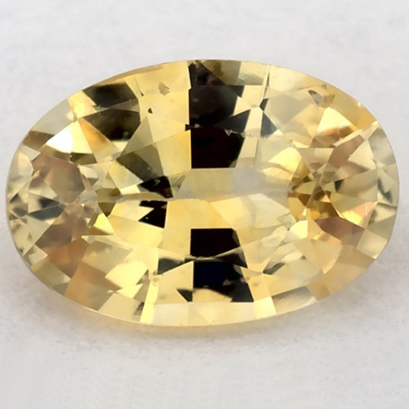 1.11 Carat Oval Natural Yellow Sapphire