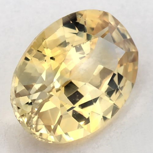 1.11 Carat Oval Natural Yellow Sapphire