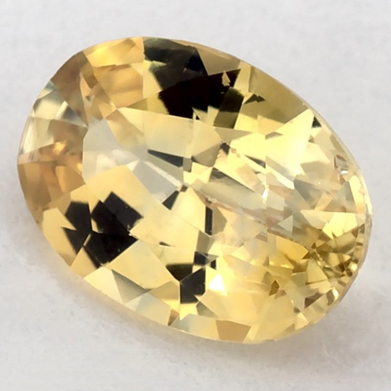 1.11 Carat Oval Natural Yellow Sapphire