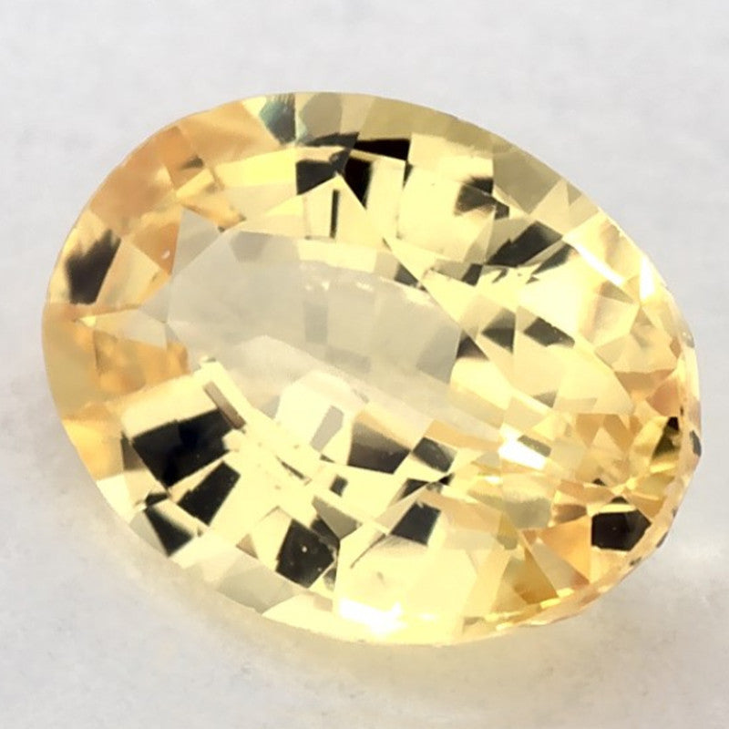 1.20 Carat Oval Natural Yellow Sapphire