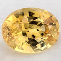 1.38 Carat Oval Natural Yellow Sapphire