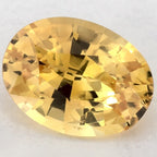 1.38 Carat Oval Natural Yellow Sapphire