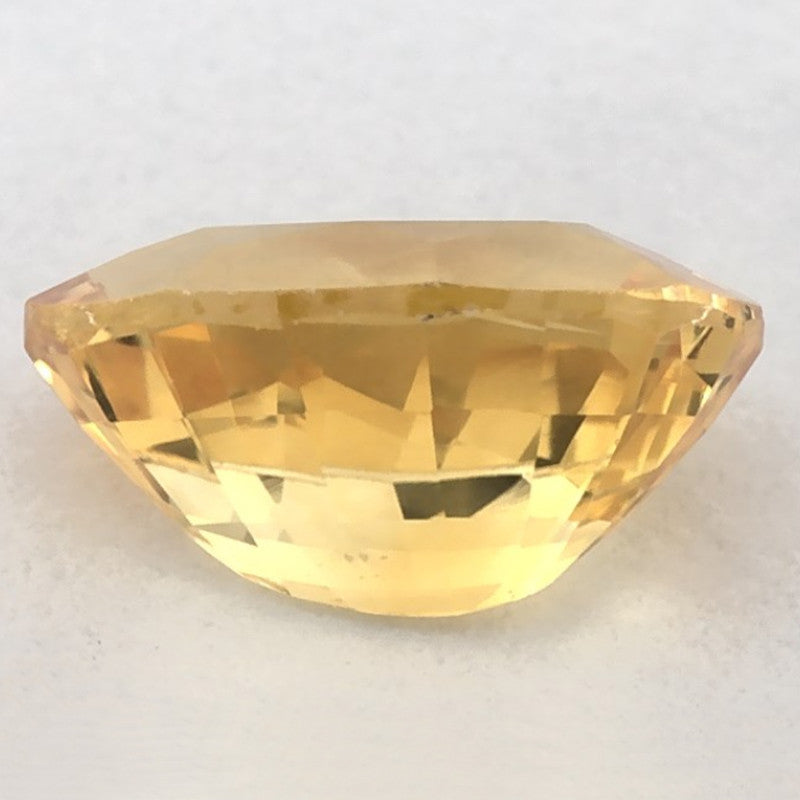1.38 Carat Oval Natural Yellow Sapphire