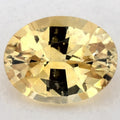 1.51 Carat Oval Natural Yellow Sapphire