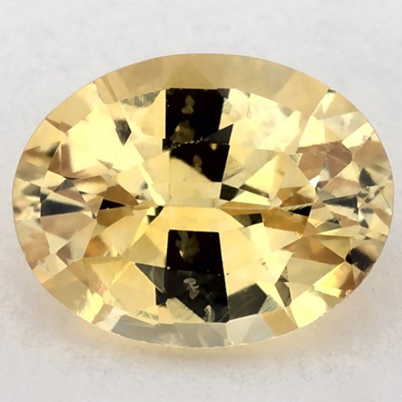 1.51 Carat Oval Natural Yellow Sapphire